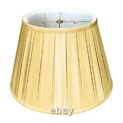 Royal Designs Empire English Pleat Basic Lamp Shade, Antique Gold, 11 x 18 x 12