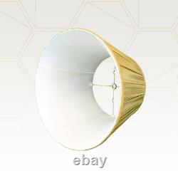 Royal Designs Empire English Pleat Basic Lamp Shade, Antique Gold, 11 x 18 x 12