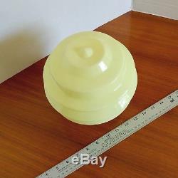 SALE Great vintage Glass Nuart Frankart Ronson Deco Lamp Beehive Shade Globe