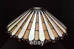 SHADE ONLY Tiffany Style Stained Glass Table Lamp 15 Wide
