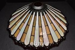 SHADE ONLY Tiffany Style Stained Glass Table Lamp 15 Wide