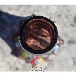 SUPER RARE Vintage Italian Murano Hand-Blown Mille Fiori Amethyst Lampshades