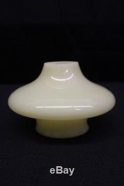 Set of 5 Vintage Uranium Vaseline UV CUSTARD Glass Lamp Fixture Mushroom Shades