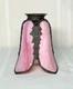 Slag Glass, Bent Panel Tulip Shade, Handel Era, Channel Brass Wrapped, Htf Color