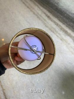 Small Tiny Little Antique Vintage Clip on Bulb Clamp Over Bulb Wire Lamp Shade