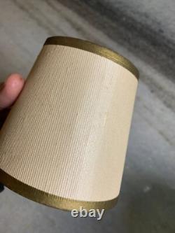 Small Tiny Little Antique Vintage Clip on Bulb Clamp Over Bulb Wire Lamp Shade