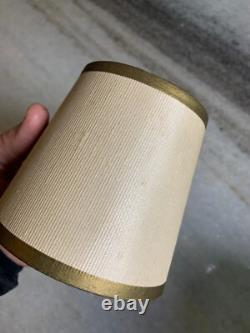 Small Tiny Little Antique Vintage Clip on Bulb Clamp Over Bulb Wire Lamp Shade