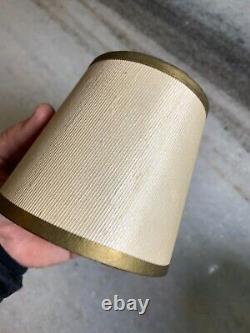 Small Tiny Little Antique Vintage Clip on Bulb Clamp Over Bulb Wire Lamp Shade