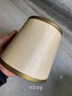 Small Tiny Little Antique Vintage Clip on Bulb Clamp Over Bulb Wire Lamp Shade