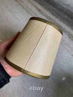 Small Tiny Little Antique Vintage Clip on Bulb Clamp Over Bulb Wire Lamp Shade