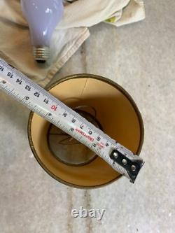 Small Tiny Little Antique Vintage Clip on Bulb Clamp Over Bulb Wire Lamp Shade