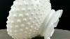 Sold White Milk Glass Hobnail Hurricane Lamp Shade 1 5 8 Fitter