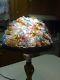 Stunning Antique Vintage Czech French Glass Pearl Flower No Fruit Lamp Shade Lg