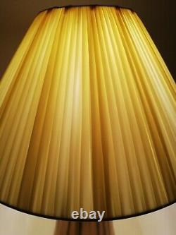 Christopher Wray clip on Silk pleated lampshades 