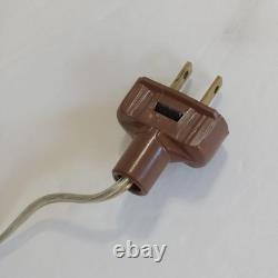 Stunning vintage Italian Marble Table Lamp Carved Urn Pedestal Design with Taupe