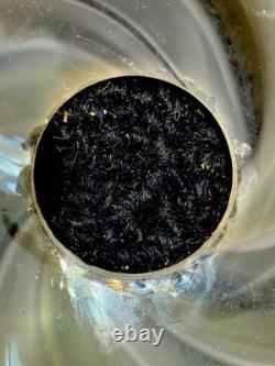 Swirl Murano Glass Pendant Lamp Shade 14.25 Large Rare Vintage