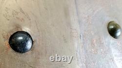 Table Lamp Shade Metal & Glass Marbles 17.5 Southwestern style antique / vtg