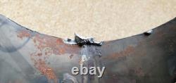 Table Lamp Shade Metal & Glass Marbles 17.5 Southwestern style antique / vtg