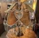 Tattered Queen Antique Vintage Boudoir Lampshade Velvet Beaded Crusty Goodness