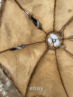 Tattered Queen Antique Vintage Boudoir Lampshade Velvet Crusty Goodness