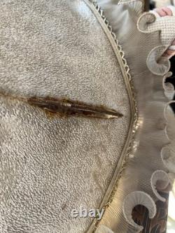 Tattered Queen Antique Vintage Boudoir Lampshade Velvet Crusty Goodness