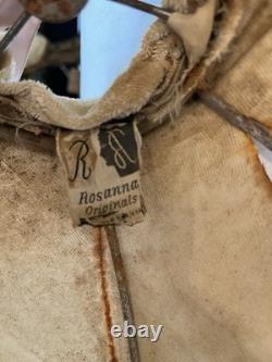 Tattered Queen Antique Vintage Boudoir Lampshade Velvet Crusty Goodness