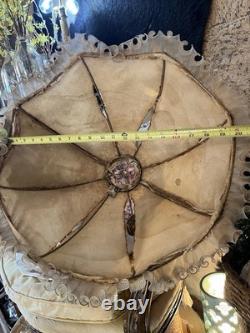 Tattered Queen Antique Vintage Boudoir Lampshade Velvet Crusty Goodness