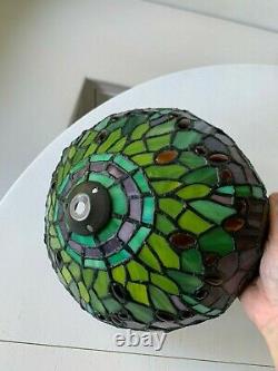 Tiffany Style Dragonfly Stained Glass 9.5 Lamp Shade (2 Available)