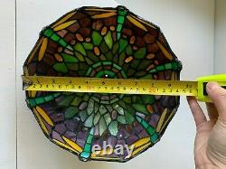 Tiffany Style Dragonfly Stained Glass 9.5 Lamp Shade (2 Available)