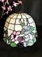 Tiffany Style Stained Glass Lamp Shade 13 Wide 7 Deep Vintage