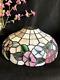 Tiffany Style Stained Glass Lamp Shade 14 Wide 5.5 Deep Vintage