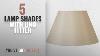 Top 10 Lamp Shades With Uno Fitter 2018 Urbanest Downbridge Uno Fitter Silk Lamp Shade 6