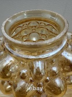 Two Vintage Helena Tynell Style Globe Bubble Glass Iridescent Light Shade 3 Fit