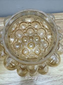 Two Vintage Helena Tynell Style Globe Bubble Glass Iridescent Light Shade 3 Fit