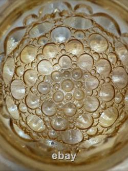 Two Vintage Helena Tynell Style Globe Bubble Glass Iridescent Light Shade 3 Fit