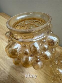 Two Vintage Helena Tynell Style Globe Bubble Glass Iridescent Light Shade 3 Fit