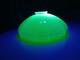 Uranium Custard Glass Lamp Shade Lamp Uranglass Layered Vintage Antique