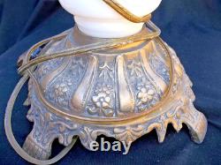 VICTORIAN FLORAL BANQUET / GONE WITH THE WIND LAMP HAND PAINTED With FLOWERS 22