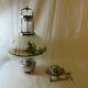 Vintage Aladdin Four Post Hanging Oil Lamp With12 Burner And Shade 20's-30's