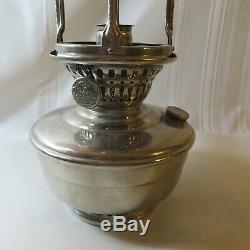 VINTAGE ALADDIN FOUR POST HANGING OIL LAMP With12 BURNER AND SHADE 20'S-30'S