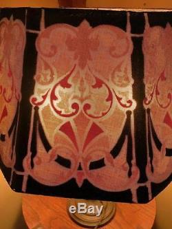 Vintage Original Wire Mesh Lamp Shade With Art Deco Design Rembrandt Era