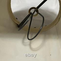 VINTAGE Set 2 Fabric Lined 3x5x5 French Country Toile Lamp Shade Chandelier