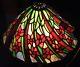 Vintage Tiffany Style Unusual Stained Glass Lamp Shade #317