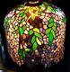 Vintage Tiffany Style Wisteria Stained Glass Lamp Shade #400