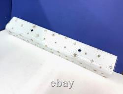 VINTAGE White 24 Glass Replacement STARS ATOMIC Design U-Shade Light MCM AT-74