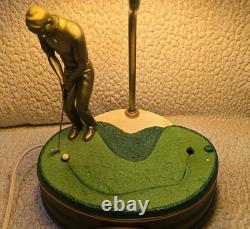 VNTG King America For Birdie Animated Golf Putter Talking Lamp WORKS READ DESCR