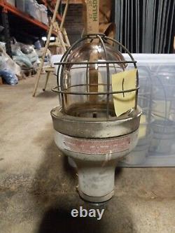 VTG. 15 INDUSTRIAL PYLE NATIONAL EXPLOSION PROOF FACTORY LAMPS WithCAGES $117 ea