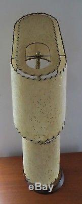 VTG. 1950's MAJESTIC Z TABLE LAMP ORIGINAL FIBERGLASS SHADES A BEAUTY 35