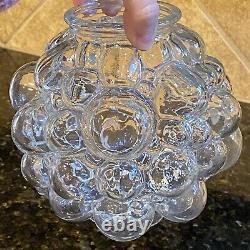 VTG 1960s Bubble Glass Globe 7 Light Shade Helena Tynell MCM Hollywood Regency