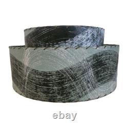 VTG 50's MCM Fiberglass Atomic Lamp Shade Double Two Tier Teal Swirl Pattern 17